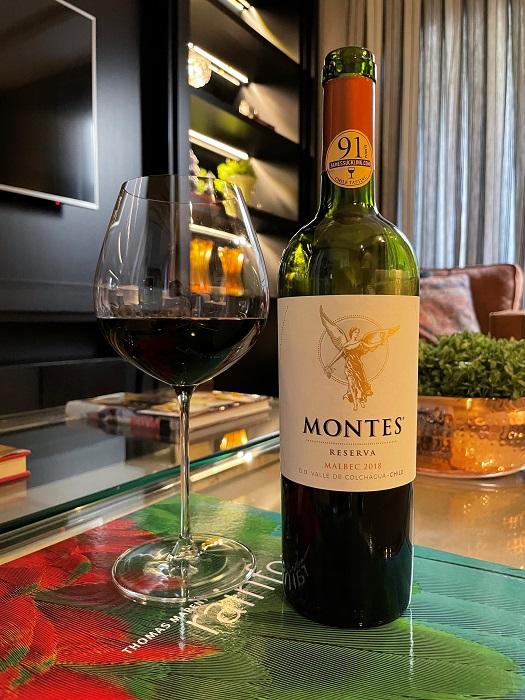 Degustação: Vinho "MONTES RESERVA MALBEC 2018"